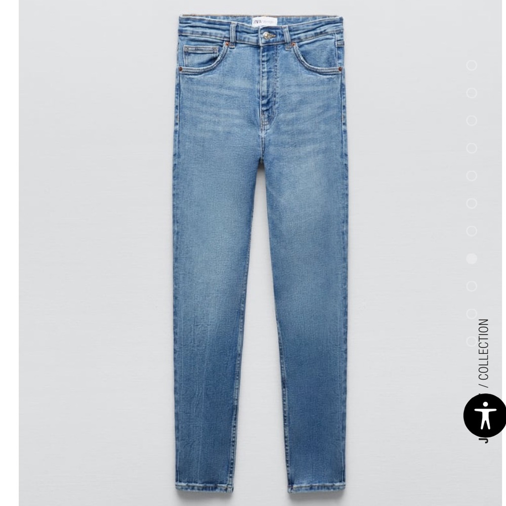 Zara The Vintage Skinny Ankle Jean: Size 38, USA 6, Mex 28